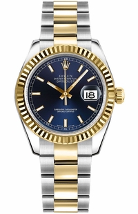 Rolex Datejust 31 Blue Dial Oyster Bracelet Watch 178273