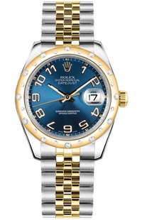Rolex Datejust 31 Blue Dial Watch 178343