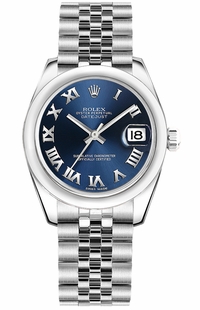 Rolex Datejust 31 Blue Dial Women's Watch 178240-0037