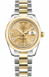 Rolex Datejust 31 Champagne Dial Watch 178243