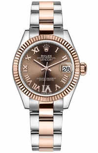 Rolex Datejust 31 Chocolate Dial Automatic Women's Watch 278271-0003