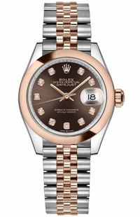 Rolex Datejust 31 Chocolate Diamond Dial Women's Watch 278241-0028