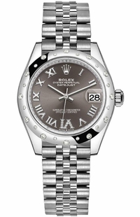 Rolex Datejust 31 Dark Grey Dial Oystersteel Women's Watch 278344RBR-0030