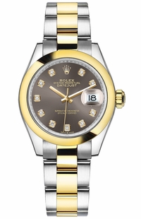 Rolex Datejust 31 Dark Grey Dial Women's Watch 278243-0021