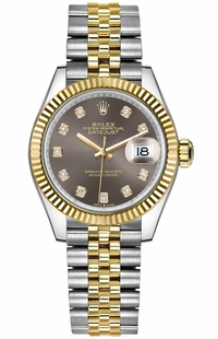 Rolex Datejust 31 Dark Grey Dial Women's Watch 278273-0022