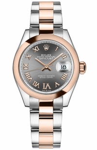 Rolex Datejust 31 Dark Rhodium Diamond VI Women's Watch 278241-0029