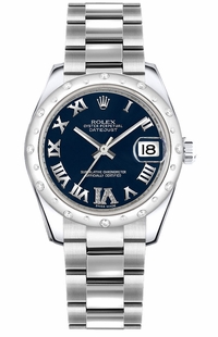 Rolex Datejust 31 Diamond Bezel Women's Watch 178344