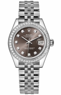 Rolex Datejust 31 Diamond Hour Markers Women's Watch 278384RBR-0010