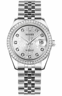 Rolex Datejust 31 Diamond Jubilee Bracelet Watch 178384-0001