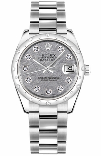 Rolex Datejust 31 Diamond Oyster Bracelet Watch 178344-0066