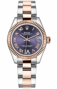 Rolex Datejust 31 Diamond Roman Numeral VI Women's Watch 278271-0019