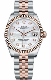 Rolex Datejust 31 Diamonds Jubilee Bracelet Women's Watch 278271-0026