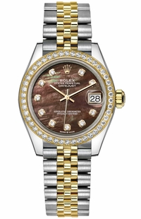 Rolex Datejust 31 Diamonds Two Tone Women's Watch 278383RBR-0024