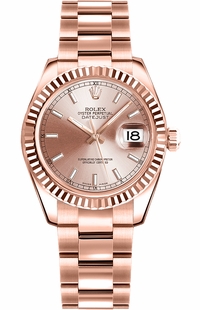 Rolex Datejust 31 Everose Gold Luxury Women's Watch 178275