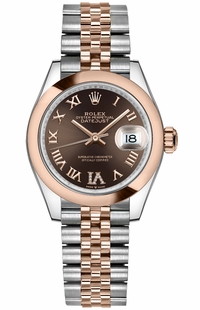 Rolex Datejust 31 Everose Gold & Oystersteel Women's Watch 278241-0004