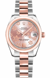 Rolex Datejust 31 Everose Gold & Steel Watch 178241-0075