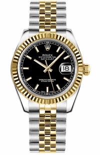 Rolex Datejust 31 Fluted Bezel Watch 178273-0019