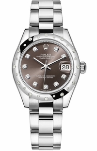 Rolex Datejust 31 Grey Diamond Dial Women's Watch 278344RBR-0007