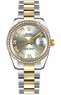 Rolex Datejust 31 Ladies Diamond Watch 178383-0046