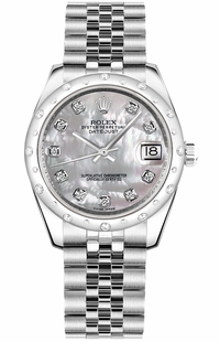 Rolex Datejust 31 Mother of Pearl Diamond Jubilee Watch 178344-0006