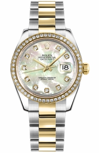 Rolex Datejust 31 Mother of Pearl Diamond Watch 178383-0020