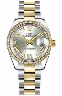 Rolex Datejust 31 Oyster Bracelet Diamond Watch 178383