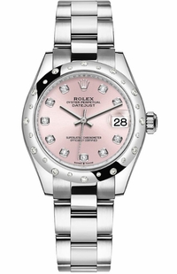 Rolex Datejust 31 Pink Dial Diamonds Women's Watch 278344RBR-0033