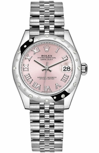 Rolex Datejust 31 Pink Dial Jubilee Bracelet Women's Watch 278344RBR-0022