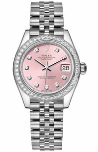 Rolex Datejust 31 Pink Dial Jubilee Bracelet Women's Watch 278384RBR-0036
