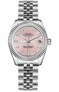 Rolex Datejust 31 Pink Diamond Dial Watch 178274-0022