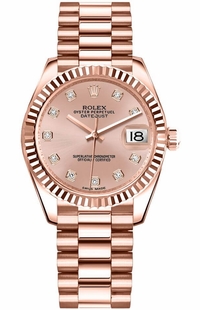 Rolex Datejust 31 Pink Diamond Dial Women's Watch 178275F-0008