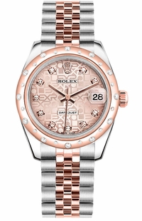 Rolex Datejust 31 Pink Diamond Jubilee Women's Watch 178341-0047