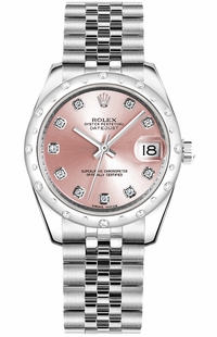 Rolex Datejust 31 Pink Diamond Watch 178344-0023