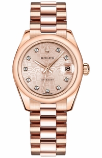 Rolex Datejust 31 Pink Jubilee Design Dial Women's Watch 178245F-0005