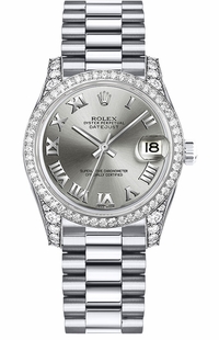 Rolex Datejust 31 President Bracelet Watch 178159-0048