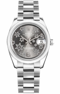 Rolex Datejust 31 Rhodium Dial Watch 178240-0040