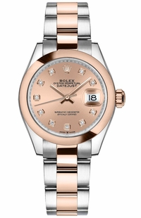 Rolex Datejust 31 Rose Dial Diamonds Women's Watch 278241-0023