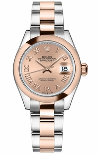 Rolex Datejust 31 Rose Dial Roman Numerals Women's Watch 278241-0005