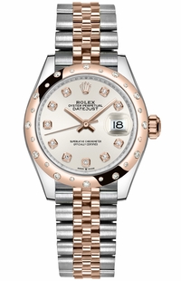 Rolex Datejust 31 Silver Dial Diamonds Women's Watch 278341RBR-0016