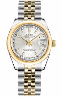 Rolex Datejust 31 Silver Dial Jubilee Women's Watch 178243-0002