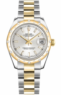 Rolex Datejust 31 Silver Dial Oyster Bracelet Women's Watch 178343-0055