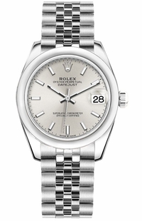 Rolex Datejust 31 Silver Dial Oystersteel Women's Watch 278240-0006