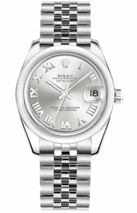 Rolex Datejust 31 Silver Dial Steel Watch 178240