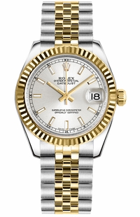 Rolex Datejust 31 Silver Dial Two Tone Watch 178273-0030