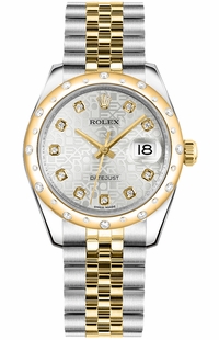 Rolex Datejust 31 Silver Dial Watch 178343-0025