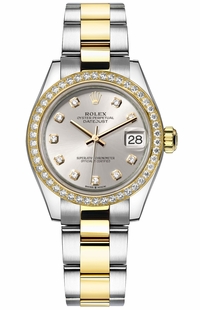 Rolex Datejust 31 Silver Diamond Dial Women's Watch 278383RBR-0019