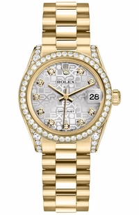 Rolex Datejust 31 Silver Jubilee DIal Watch 178158-0025