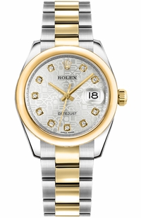 Rolex Datejust 31 Silver Jubilee Dial Watch 178243-0029