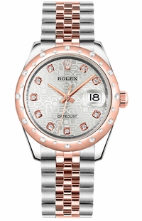 Rolex Datejust 31 Silver Jubilee Diamond Two Tone Watch 178341-0045