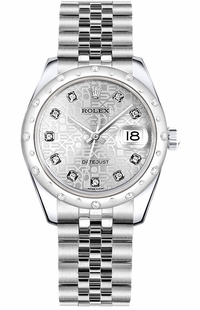 Rolex Datejust 31 Silver Jubilee Ladies Watch 178344-0059